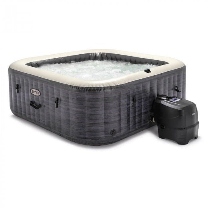 Aufblasbarer Whirlpool Intex Pure Spa Ardoise 4 Plätze