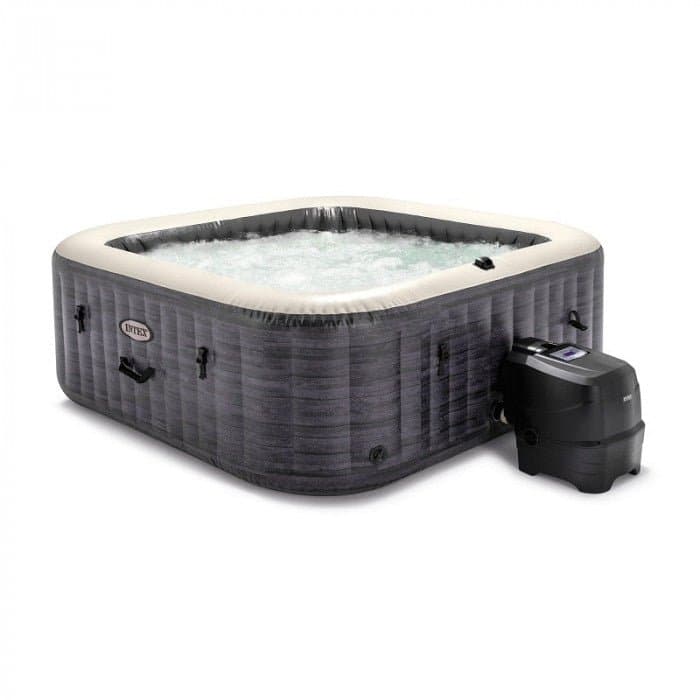 Aufblasbarer Whirlpool Intex Pure Spa Ardoise 6 Plätze