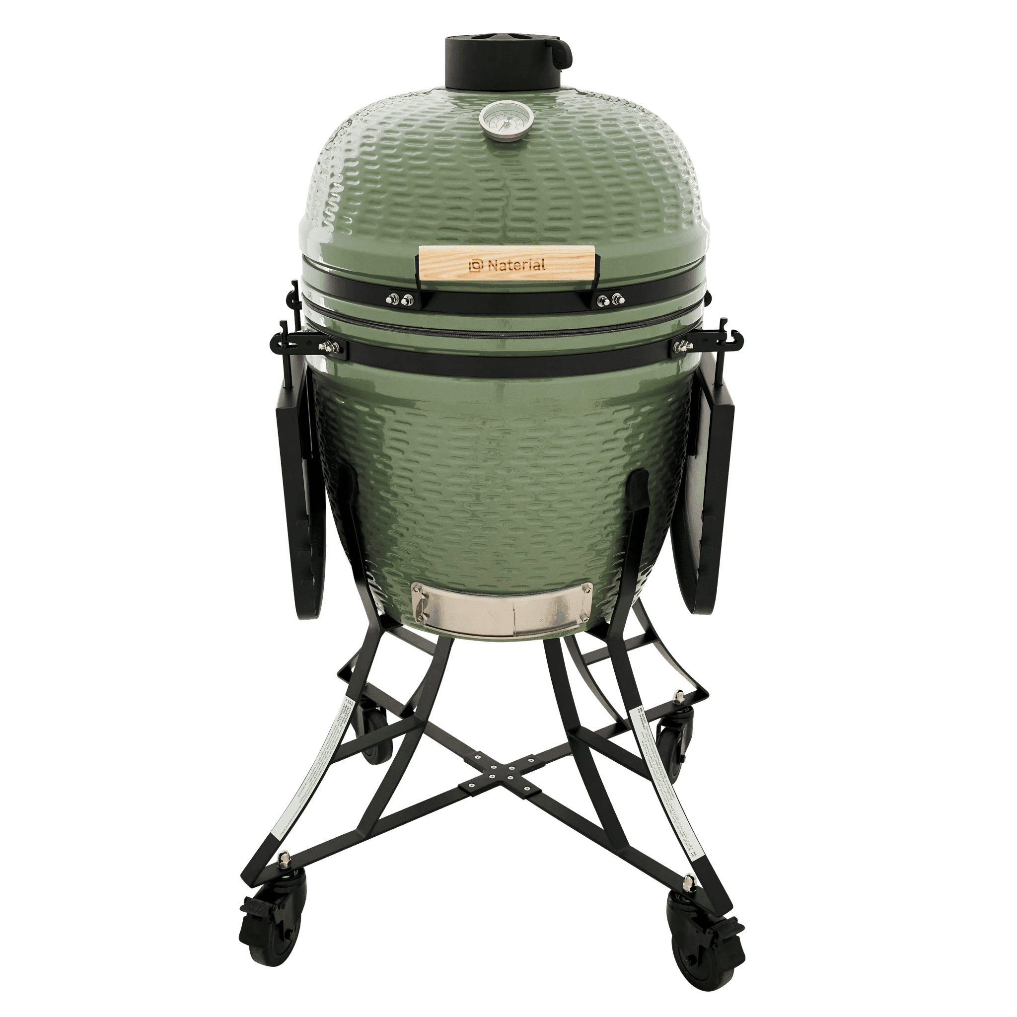 Kamado Keramische Houtskool Barbecue NATERIAL Kaki
