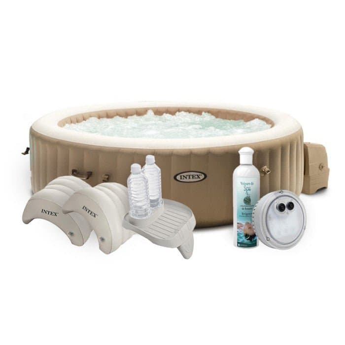 Aufblasbarer Whirlpool Sahara Paket 4 Plätze + Zubehör